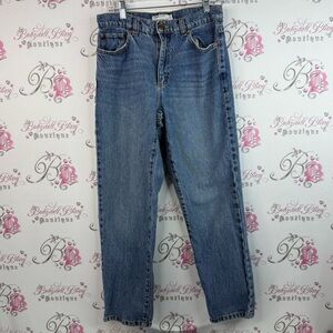 Garage jeans denim blue pockets Classic High-Rise Women's Blue Jeans
